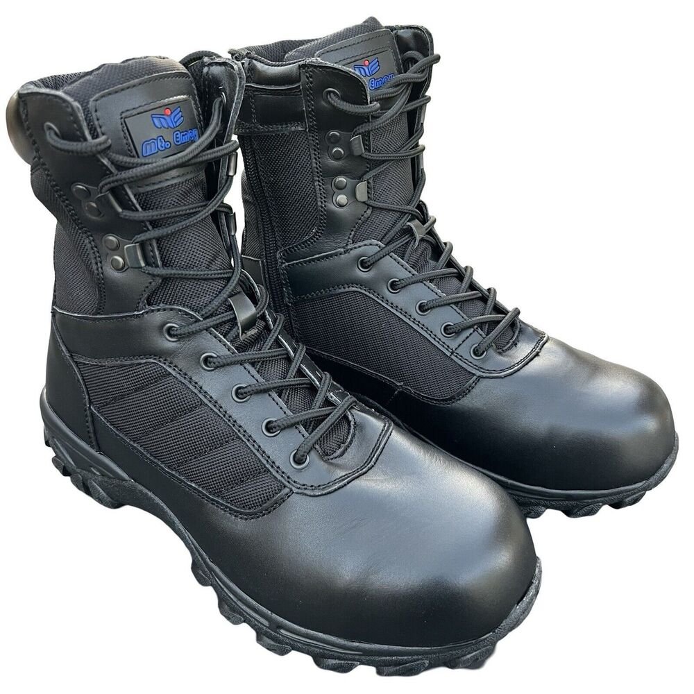 Apis Mt. Emey  6506 Men's Composite Toe Work Boot Utility Black Size 9.5 New